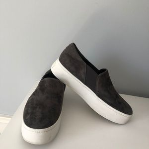 Gray Vince Platform Sneakers